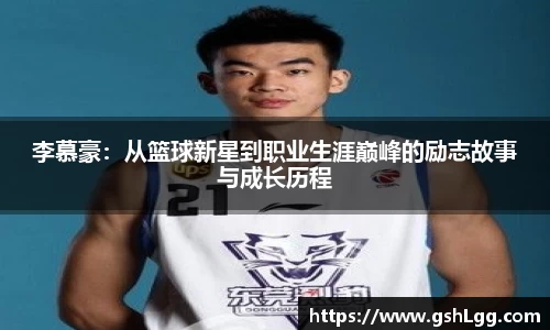 李慕豪：从篮球新星到职业生涯巅峰的励志故事与成长历程